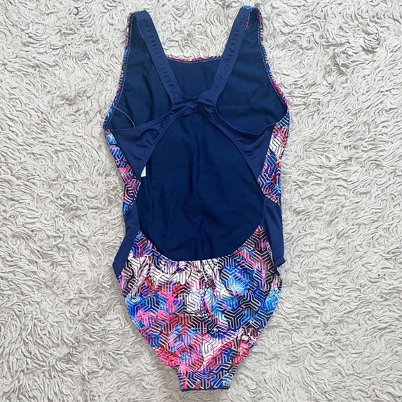 Arena Swimsuit Kikko Swim Tech One Piece 40 New - Picture 4 of 6